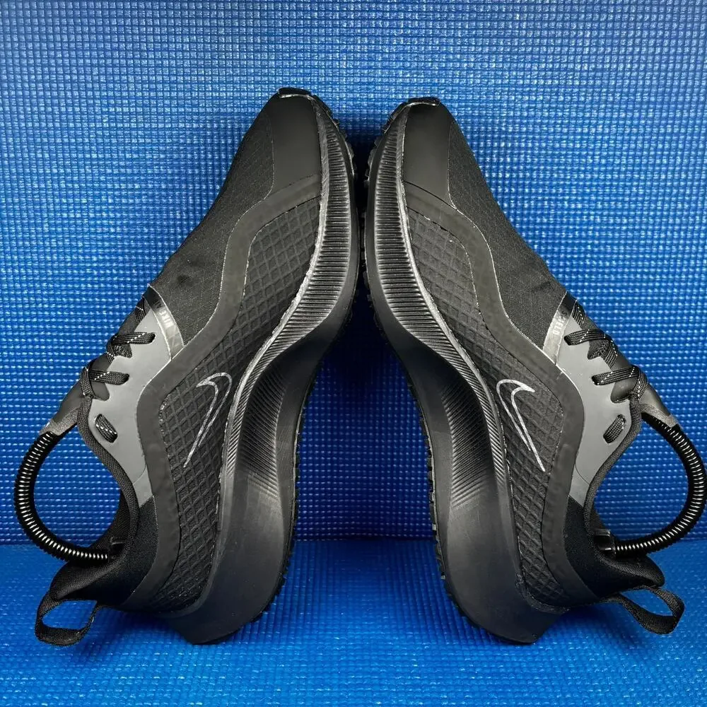 🔴 Nike Air Pegasus 37 Shield Women`s Size 8.5 Black Athletic Shoes CQ8639-001 - Picture 5 of 8